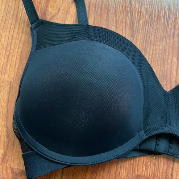 Lively No-Wire Push-Up Bra in Jet Black - size 34C - Picture 12 of 14